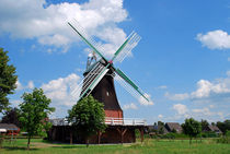 Windmühle an der Oste by Eberhard Loebus