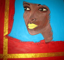 Afro Queen Türkis by kharina plöger