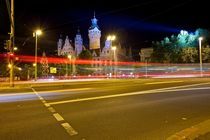 Neues Rathaus Leipzig bei Nacht by Marc Mielzarjewicz