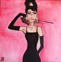 Audrey Hepburn by valeriecoco