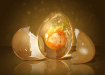 Egg Planet by alfoart