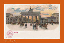 Berlin Brandenburger Tor um 1900 by bedbreakfastberlin