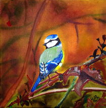 Blue tit von Wendy Mitchell