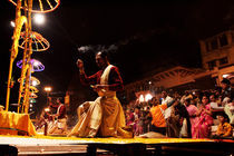 Varanasi, Ghats, ritual, Benares, Uttar Pradesh, India by Soumen Nath