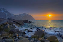 Sunset beach von Stein Liland