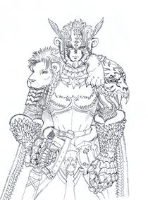The White Lion's Legion leader von maanfuynn-cyllguruth