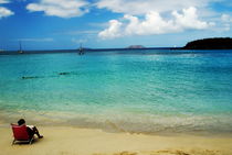 Peace on Sapphire Beach by Julie Hewitt