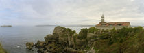 Lighthouse on the coast, Faro De La Cerda, Santander, Cantabria, Spain by Panoramic Images