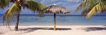 Sunshade on the beach, La Boca, Cuba by Panoramic Images