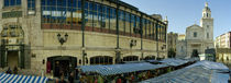 Stalls in a street, Mercado De la Esperanza, Santander, Cantabria, Spain von Panoramic Images