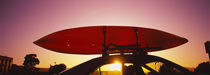 Close-up of a kayak on a car roof at sunset, San Francisco, California, USA by Panoramic Images