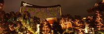 Hotel lit up at night, Wynn Las Vegas, The Strip, Las Vegas, Nevada, USA by Panoramic Images