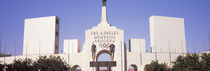Facade of a stadium, Los Angeles Memorial Coliseum, Los Angeles, California, USA von Panoramic Images