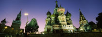 Low angle view of a cathedral, St. Basil's Cathedral, Red Square, Moscow, Russia von Panoramic Images