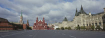 Road leading to the Red Square, State Historical Museum, Kremlin, Moscow, Russia by Panoramic Images