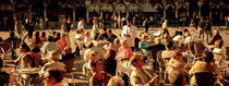 Tourists at a sidewalk cafe, Venice, Italy by Panoramic Images