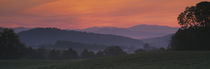 Fog over hills, Caledonia County, Vermont, New England, USA by Panoramic Images