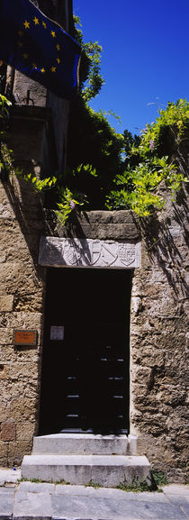 Close-up of a closed door, Street Of The Knights, Rhodes, Greece by Panoramic Images