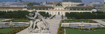 Garden in front of a palace, Belvedere Gardens, Vienna, Austria by Panoramic Images