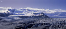 Snowcapped mountains on a landscape, Fjallsjokull and Vatnajokull, Iceland von Panoramic Images