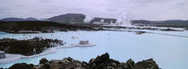  People In The Hot Spring, Blue Lagoon, Reykjavik, Iceland von Panoramic Images