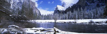 Panorama Print - USA, Kalifornien, Yosemite Nationalpark im Winter von Panoramic Images