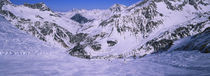 Panoramic view of snowcapped mountains, Stuben, Zurs, Austria von Panoramic Images