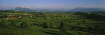 High Angle View Of A Field, Lucerne, Switzerland von Panoramic Images