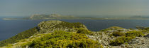 Mountain at the coast, Serra De Tramuntana, Majorca, Balearic Islands, Spain von Panoramic Images