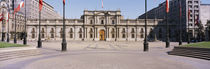 Facade of a palace, Plaza De La Moneda, Santiago, Chile by Panoramic Images