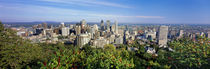 High angle view of a cityscape, Parc Mont Royal, Montreal, Quebec, Canada by Panoramic Images