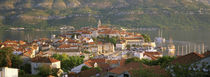 Croatia, Korcula, Korcula Island, City on the waterfront von Panoramic Images
