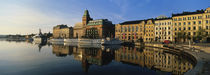 Reflection Of Buildings On Water, Stockholm, Sweden von Panoramic Images