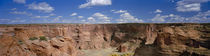 Rock formations on a landscape, South Rim, Canyon De Chelly, Arizona, USA von Panoramic Images