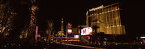 City lit up at night, Citycenter, The Strip, Las Vegas, Nevada, USA by Panoramic Images