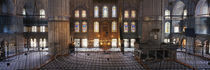 Interiors of a mosque, Blue Mosque, Istanbul, Turkey von Panoramic Images