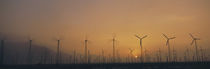 Windmills in a field, Palm Springs, Riverside County, California, USA von Panoramic Images