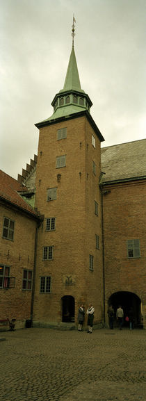 Low angle view of a fortress, Akershus fortress, Oslo, Norway von Panoramic Images