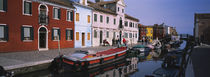 Houses at the waterfront, Burano, Venetian Lagoon, Venice, Italy von Panoramic Images