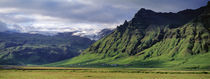  Sheer Basalt Cliffs, South Coast, Iceland von Panoramic Images