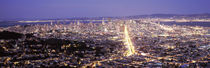 Aerial view of a city, San Francisco, California, USA von Panoramic Images