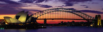 Sydney Harbour Bridge At Sunset, Sydney, Australia by Panoramic Images