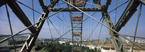 Ferris wheel in an amusement park, Prater Park, Vienna, Austria by Panoramic Images