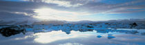 Icebergs in a lake, Jokulsarlon Lagoon, Iceland by Panoramic Images