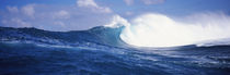 Rough waves in the sea, Tahiti, French Polynesia by Panoramic Images