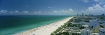 City at the beachfront, South Beach, Miami Beach, Florida, USA by Panoramic Images