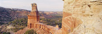 High Angle View Of A Rock Formation, Palo Duro Canyon State Park, Texas, USA von Panoramic Images