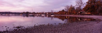 Boats in a lake, Lake Ammersee, Herrsching, Bavaria, Germany by Panoramic Images