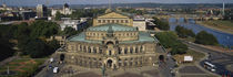 High Angle View Of An Opera House, Semper Opera House, Dresden, Germany von Panoramic Images