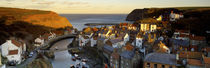 High Angle View Of A Village, Staithes, North Yorkshire, England, United Kingdom von Panoramic Images